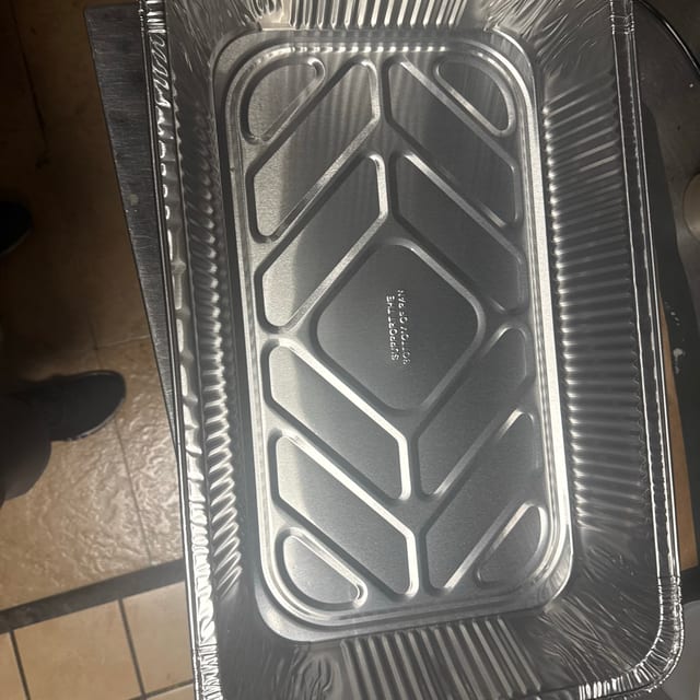 No Dishes Aluminum Server Trays.