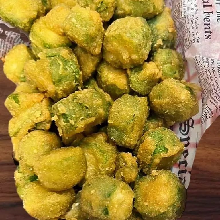 Fried Okra Delights