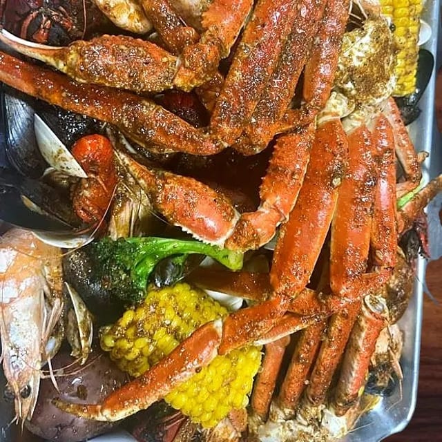F. Dungeness Crab, Snow crab, Whole Shrimp.