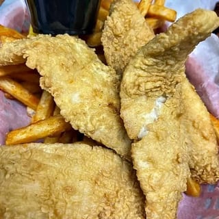 Fried Mahi Mahi Basket or Grouper